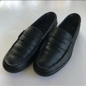 COLE HAAN Men’s Black Pebble Leather Loafer 9.5M